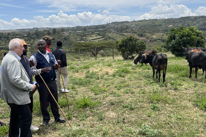 Delegation visiting Kajiado County 