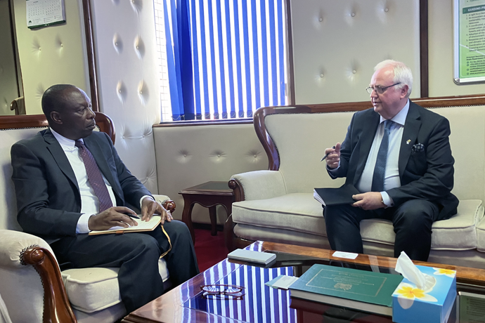 Mr Ericsson meets with Kenya’s Principal Secretary for Forestry Gitonga Mugambi