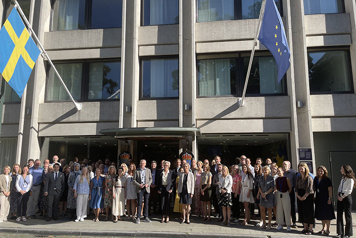 Family photo Swedish Permanent Representation